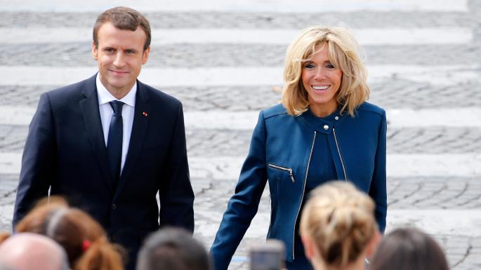 President Macron and his wife